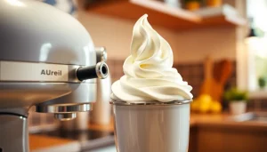 Using a whipped cream charger in Singapore to create fluffy whipped cream toppings.