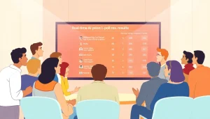 Engaged participants in an AI Opinion poll discussion, showcasing diverse opinions on technology impact.