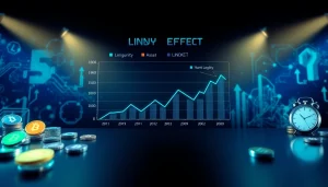 Visual representation of the Lindy Effect in crypto, highlighting asset longevity trends effectively.