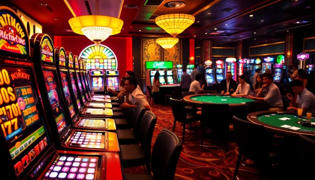 Experience the excitement of singapore casino online with vibrant games and engaging players in a lively casino atmosphere.
