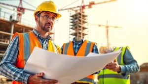 Engaging nvq level 6 construction site management questions and answers pdf scene with a construction site manager in action.