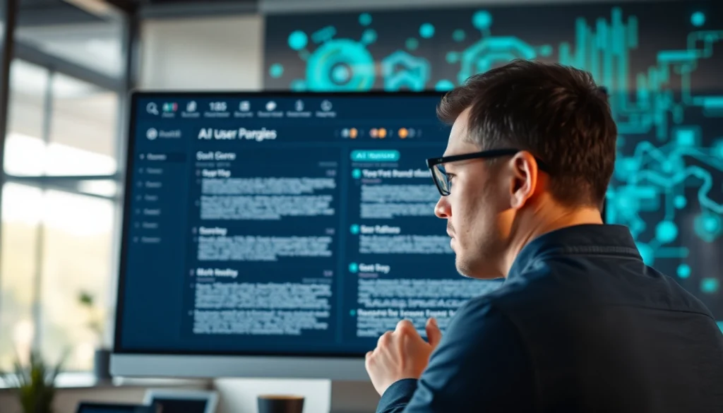 Analyze text with an advanced ai checker, showcasing a modern user interface and dynamic data visuals.