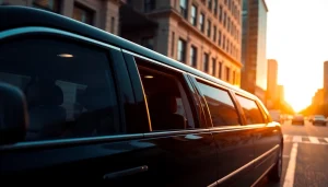Experience the comfort and elegance of car service Atlanta with a luxury limousine featuring leather interiors.
