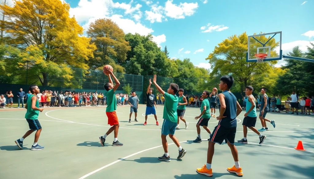 Engaging training at the best basketball training programs featuring dedicated young athletes.