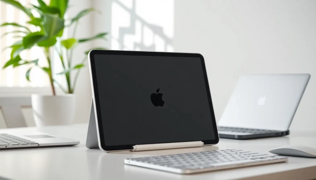 Highlighting the sleek design and features of the Apple iPad Pro available to buy iPad Pro.