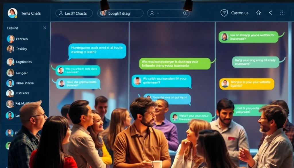 Engage in شات دردشتي with diverse users in a vibrant chat interface.