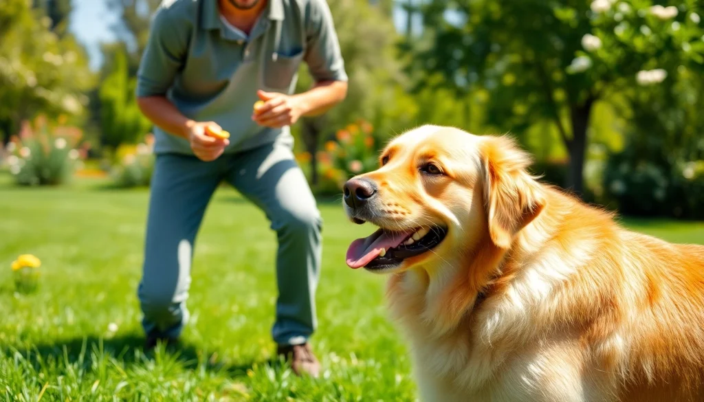 Enhance your dog's behavior with expert Dog Training Irvine sessions in a sunny outdoor park.