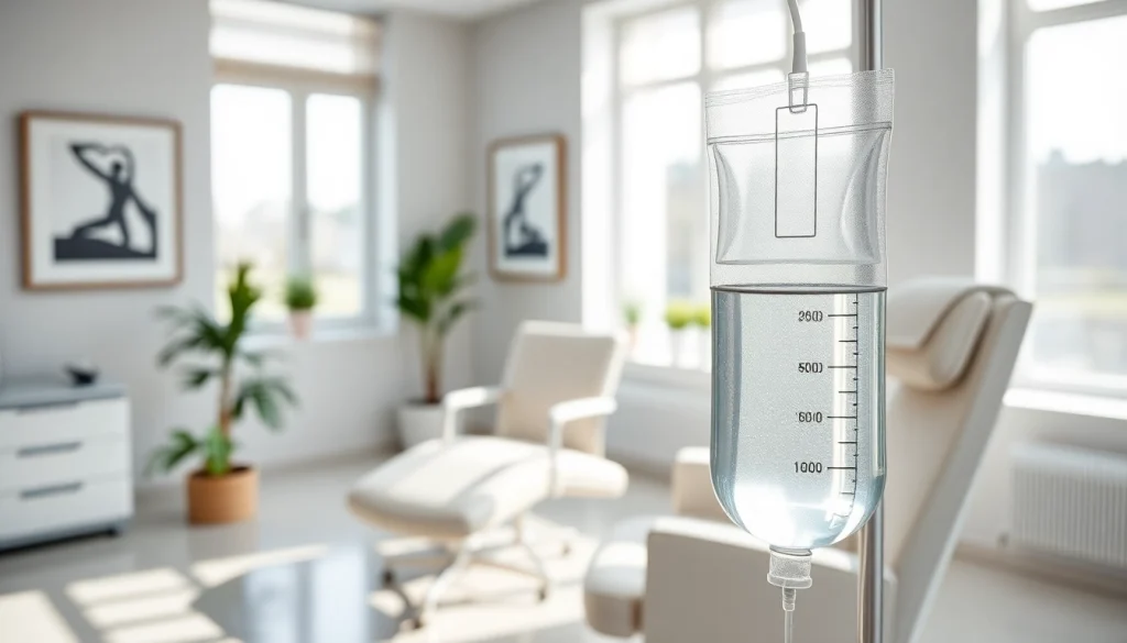Understand what is nad iv therapy in a professional healthcare environment featuring IV infusion setup.