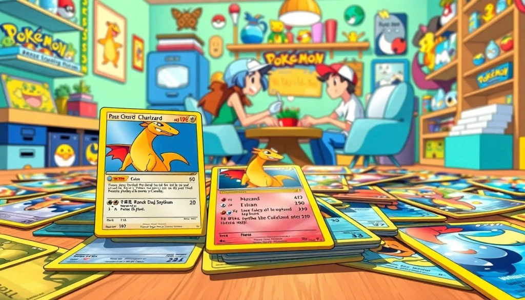Buy authentic Pokémon cards in India with an engaging collection displayed invitingly.