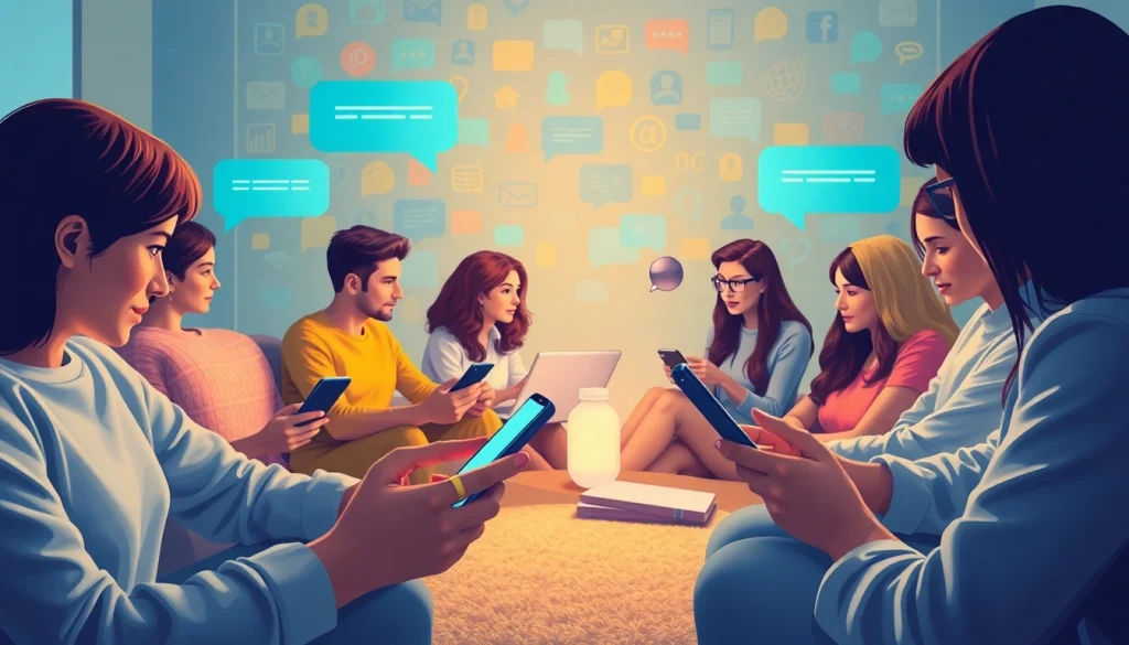 Engaging in anonymous conversations within a welcoming digital chat room.