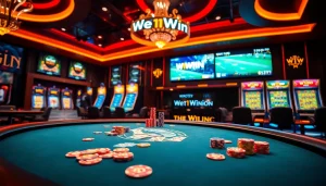 Experience the excitement of We1Win casino with vibrant games and a lively atmosphere.