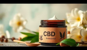 Applying CBD Cream for pain relief on skin, showcasing its soothing texture and natural ingredients.