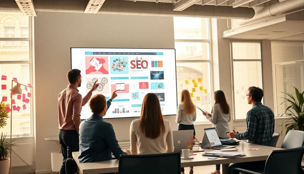 Showcasing a modern collaborative space for website design and SEO companies.