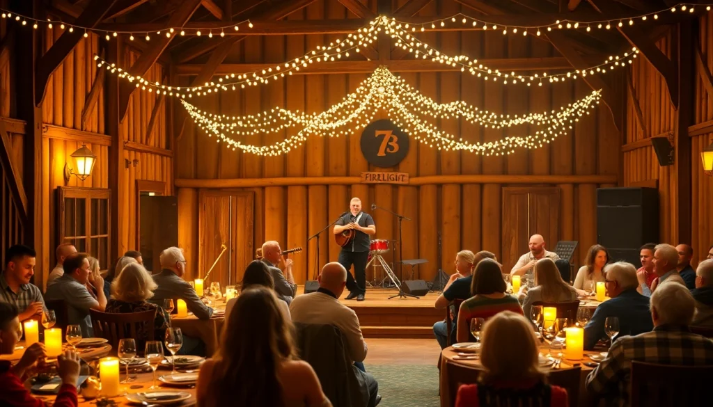 Experience family-friendly entertainment at firelightbarn.com with delicious BBQ and live music.