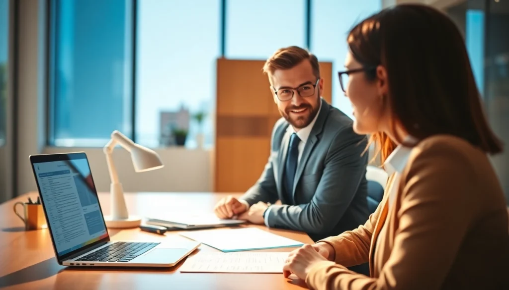 Headhunter Hagen interview setting with a professional headhunter assisting candidates.